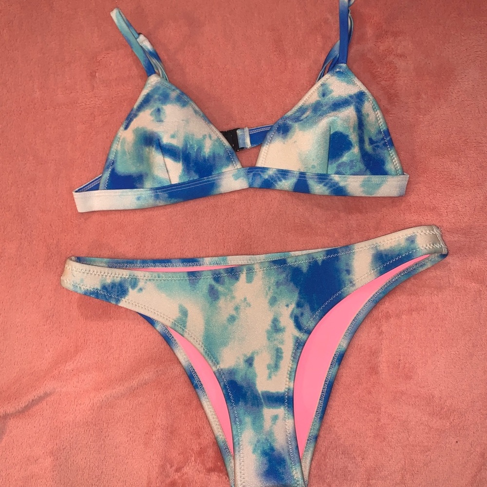 Tye Dye Triangl Bikini Swim Size Small